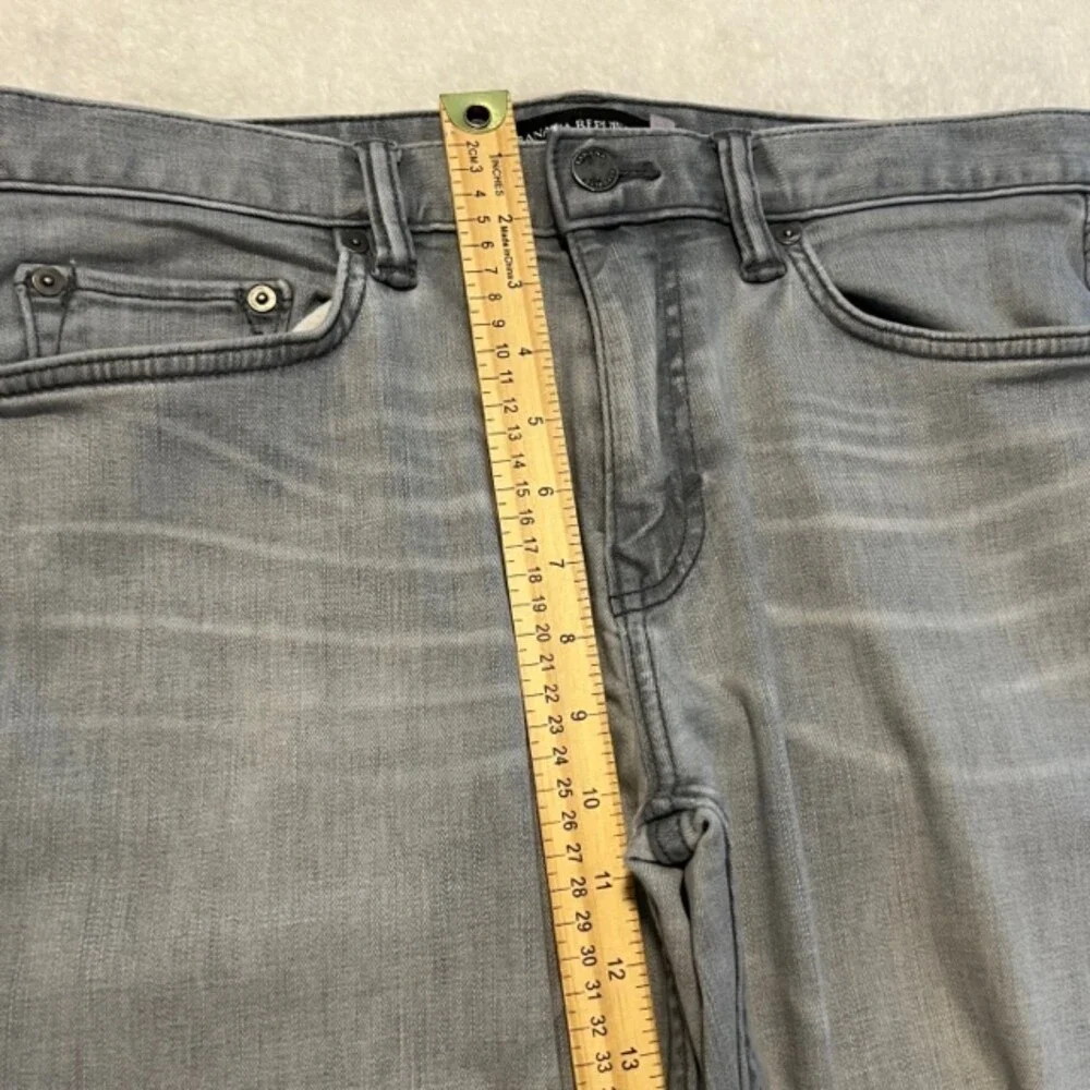 Banana Republic Mens Gray Wash Slim Stretch Jeans 32x32 Cotton Blend